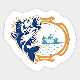fisherman Sticker